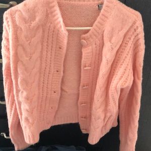 Tea Party Cable Knit Cardigan